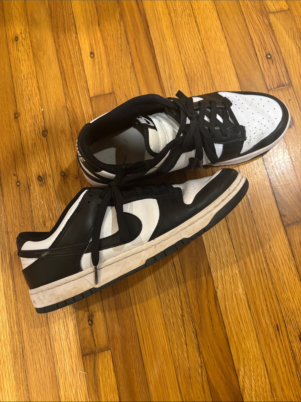 Nike Men’s Black and White Dunks